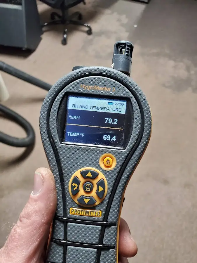Moisture meter humidity assessment for Fire & Smoke Damage Restoration in West Slope